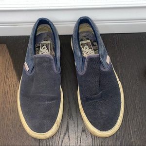 Navy Blue “Suede” Vans